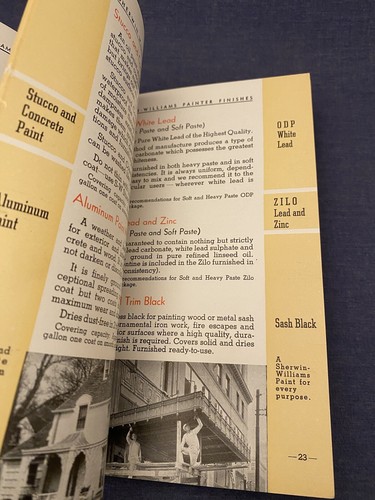 1938 Catalog Sherwin Williams Painter Craft Finishes Paint Oil Enamel Vintage - Picture 7 of 13