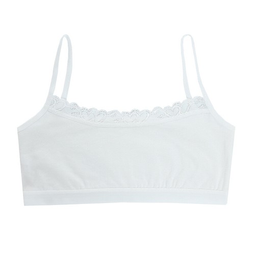 5pcs/lot Strap Cotton Girl Bra 8-15 Years Training Bras Teens Puberty Underwear - Picture 5 of 11