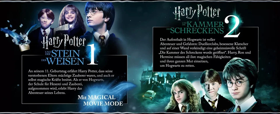 Harry Potter: alle 8 Filme / Teil: 1 im Magical Modus - 7.2 [9 DVDs/NEU/OVP] - Bild 4 von 4