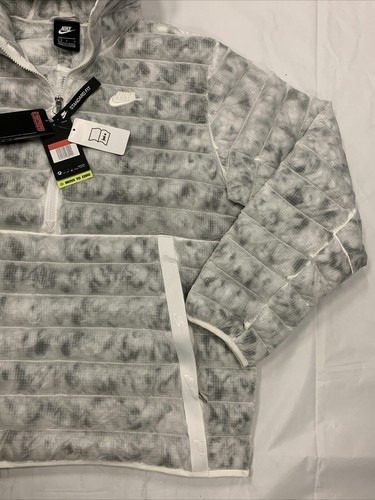 Nike DA0396-121 Hombres Blanco y Gris Mangas Largas Ropa Deportiva Chaqueta de Mármol Precio de venta sugerido por el fabricante: $250 - Imagen 14 de 15