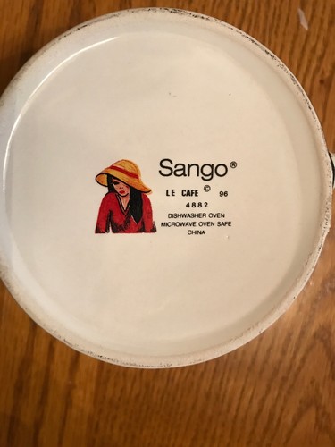 Juego de platillos taza café café café Sango Vintage Art Deco China 4882 le/3 - Imagen 5 de 8