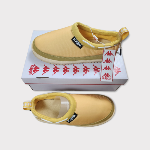 Kappa Slip-on Mens Size 10 222 Banda Mule Unisex Yellow-Sand Nylon Slipper - Picture 3 of 9
