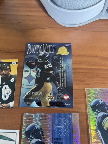 1997 Pinnacle Fleer NFL Motion Vision Kordell Stewart Slash Pittsburgh Steelers - Picture 11 of 12