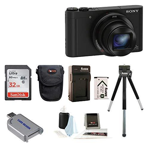 Sony Cyber-shot DSC-WX500 Digital Camera Black Bundle [Japan
