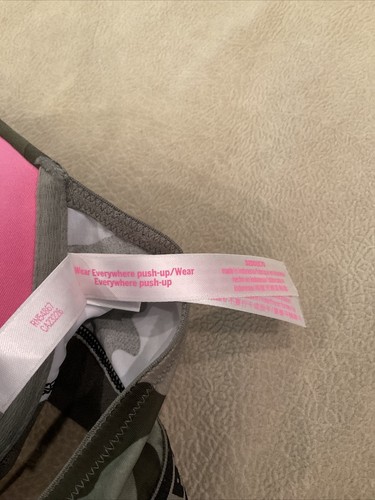 Reggiseno Victoria's Secret 32 DD mimetico push-up cinturino chiusura anteriore - Foto 4 di 5