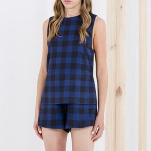 Finders Keepers Lucid Dreams Playsuit Romper in Navy size S Women's Open Back - Picture 14 of 14