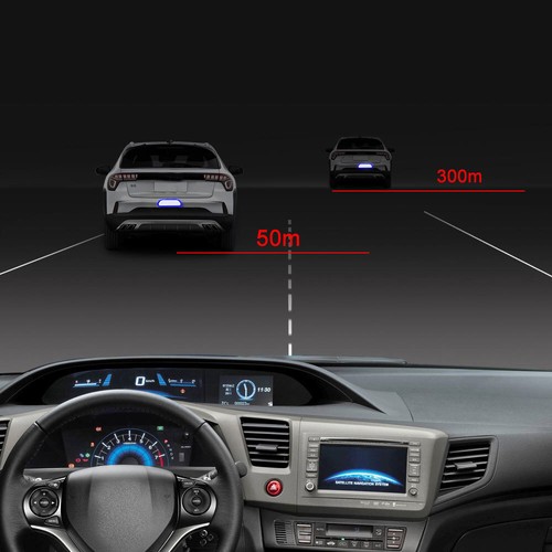 4x Tira Reflectante Azul Manija Puerta Coche Advertencia Seguridad Adhesivo Accesorios - Imagen 7 de 9