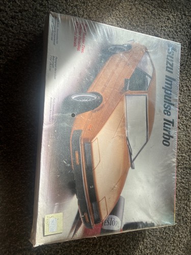 Vintage Testors Fujimi Isuzu Impulse Turbo Model Car Kit 1/24 RARE Damaged Box