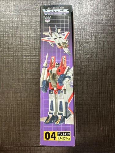 G1 Takara Hasbro Transformer E-hobby Reissue Encore 04 Starscream MISB Sealed - Picture 3 of 10