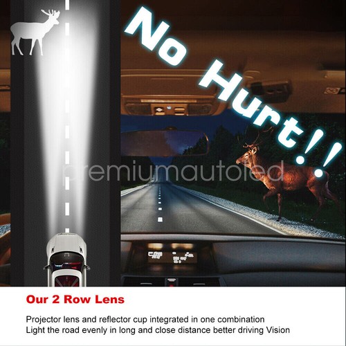 22"/32"/42"/52" Dual-Row Led Light Bar Flood Spot Offroad Driving Truck SUV 4x4 - Picture 15 of 37