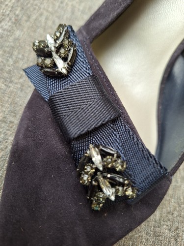 Original „5Th Avenue"- festliche Damenschuhe Pumps Leder dunkelblau Gr. EU 41 - Bild 3 von 15