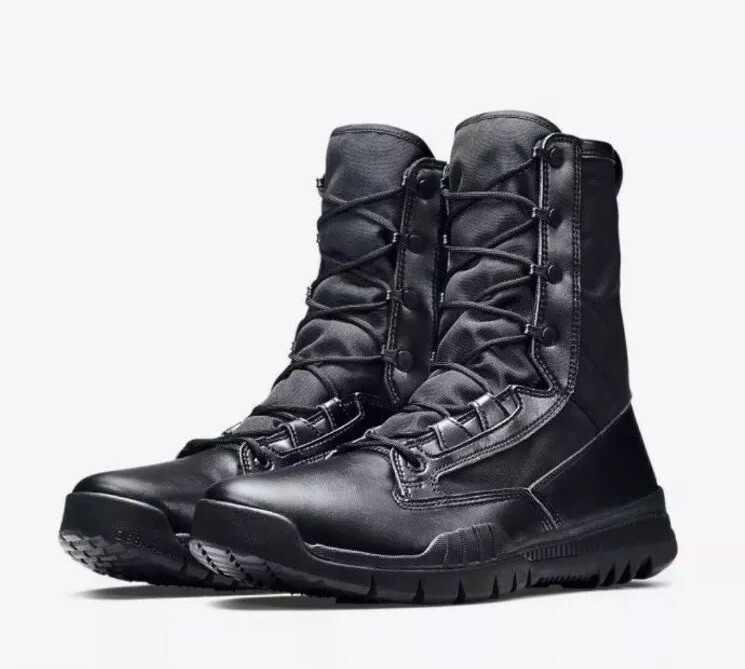 NIKE MEN'S SFB FIELD 8 BLACK TACTICAL MILITARY POLICE BOOTS 631371-090 SIZE 4.5 NIKE MEN'S SFB FIELD 8 BLACK BLACK BLACK TACTICAL MILITARY POLICE BOOTS 631371-090 SIZE 4.5 44e3aa