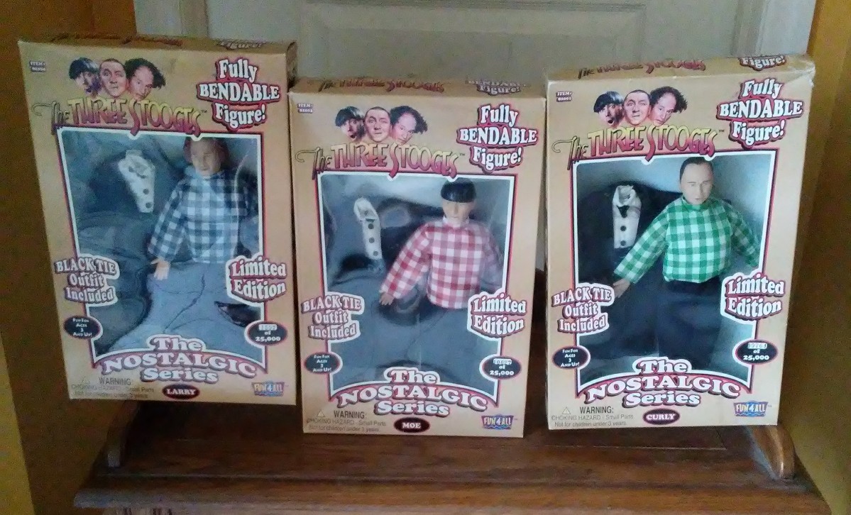 The Three Stooges Nostalgic Series Limited Edition Figures Set The Three Stooges Nostalgic Series Limited Edition Figures Set