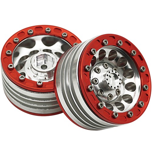 1,9 Zoll CNC Alu Beadlock Radfelgen Upgrade für RC 1/10 SCX10 D90 TRX-4 Raupenraupe - Bild 9 von 21