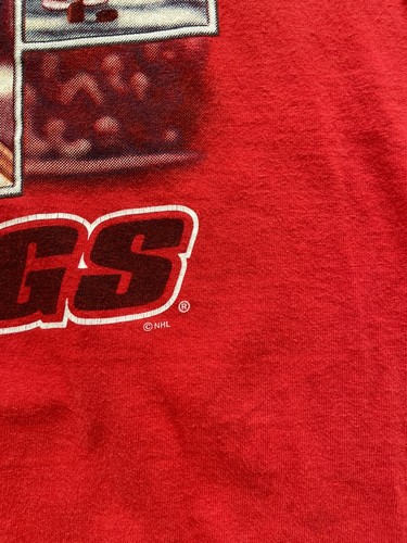 Nutmeg Mills Lee Sport Detroit Red Wings NHL Vintage 90s Hockey Graphic Tee L - Picture 11 of 13