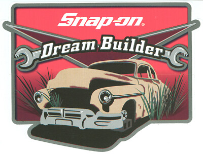 "NEW" Vintage Snap-on Tools Tool Box Sticker Decal Man ...