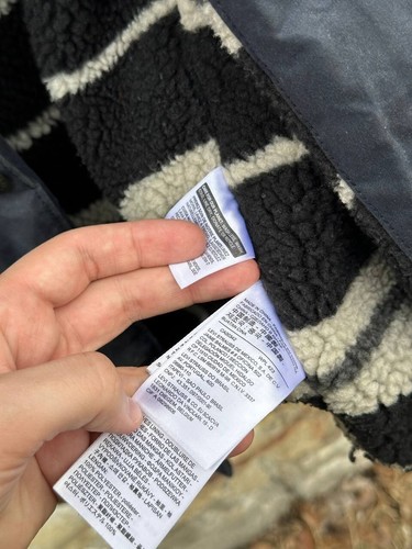 Levi's X Halley Stevenson Waxed Cotton Blanket Lined Jacket Size S Chore Coat - Picture 8 of 9