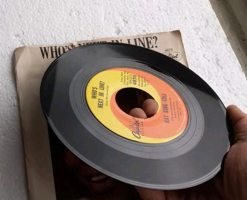 Nat King Cole -  Dear Lonely Hearts / Who's Next In Line? 7" 45 Vinyl MINT NOS - Picture 6 of 6