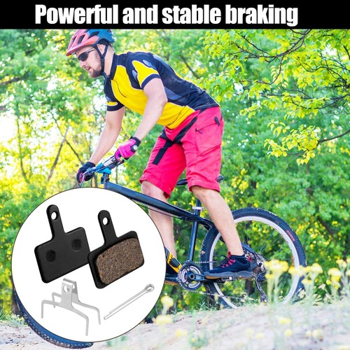 4 Pairs Bike Brake Pads, Resin Semi-Metal Bicycle Disc Brake Pads Replacement... - Picture 10 of 24