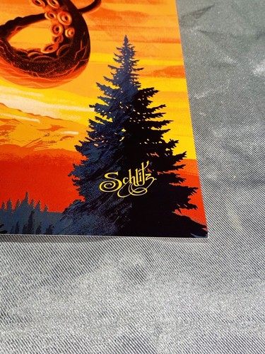 NEW Def Leppard 24x18 Concert Band Tour Poster 2022 Seattle OCTOPUS KRAKEN RARE - Picture 6 of 11
