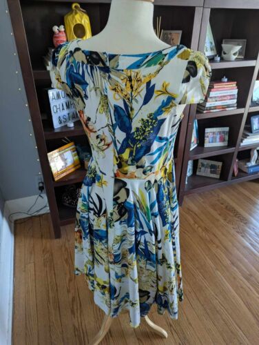 Belle Poque vintage style floral dress - Picture 5 of 6