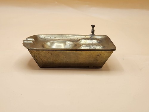 Cenicero de cocina vintage de latón de 2 piezas - Imagen 4 de 8