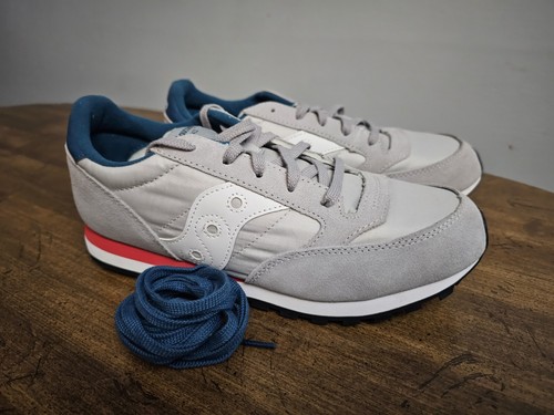 Saucony Jazz Original Sneaker Fabric Gray Men's Size 7 NEW - Picture 1 of 12