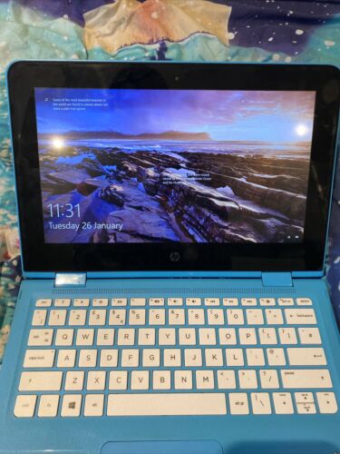 Computadora portátil pantalla táctil convertible hp stream x360 Celeron N3060 11,6 pulgadas con Windows - Imagen 3 de 5
