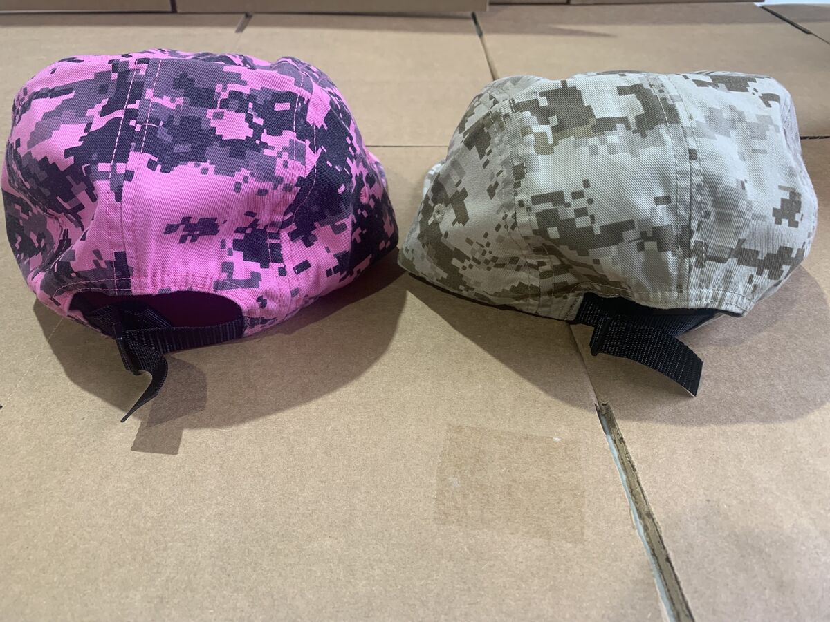 Supreme Digi Camo Camp Cap Tan Pink F/W 17