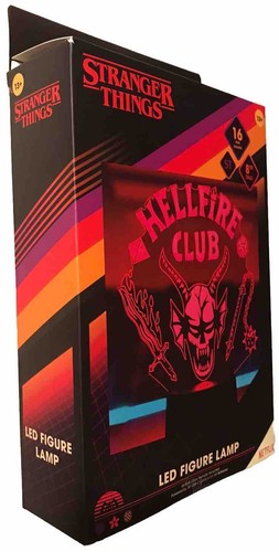 Otkau Stranger Things Hellfire Club LED Figure Lamp with Remote, 16 Colors 8” Ht - Picture 4 of 16