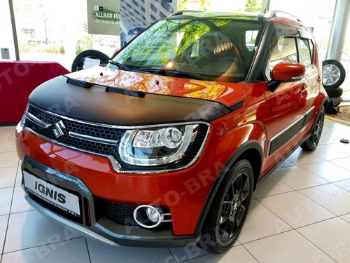 CARBON OPTIQUE BRA de Capot compatible avec Suzuki Ignis puisque 2016- Protège - Imagen 2 de 7