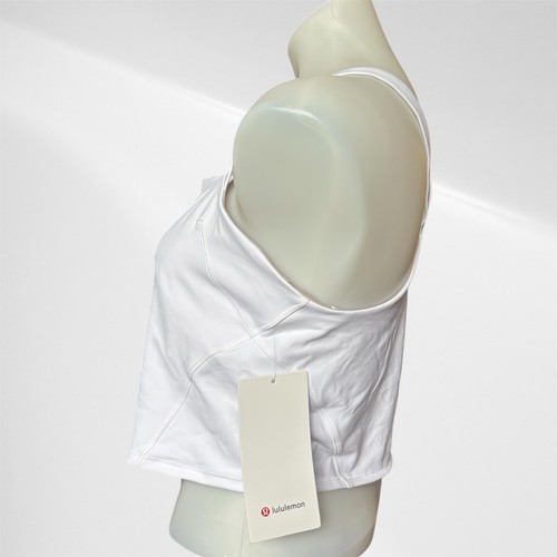 Lululemon Everlux Asymmetrical Tennis Tank Top White (NWT) SIZE 12 - Bild 4 von 10