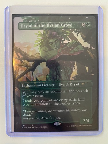 Dryad Of Ilysian Grove *FOIL* SECRET LAIR: Fiona Staples 2021 MT/NM MTG Cmb Ship - Picture 10 of 10