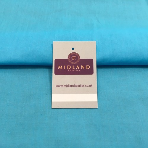 Plain cotton blend Polycotton Fabric craft cloth poly material MA820 - Picture 74 of 103
