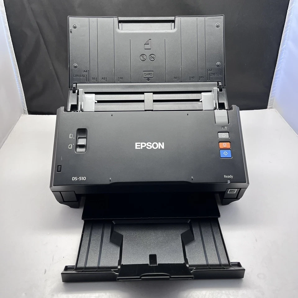 Epson WorkForce DS-510 J341A Duplex Color Document Scanner USB B3 - Image 2 of 4