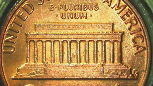 1976 Lincoln Memorial Cent RB Penny ca. Stempelglanz - Bild 9 von 10