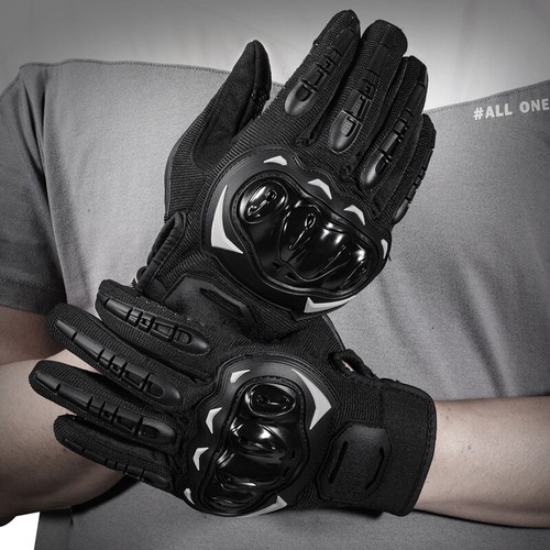 Guantes de Fibra de Carbono Pantalla Táctil Moto Ciclismo Guantes de Dedo Completo - Imagen 2 de 27