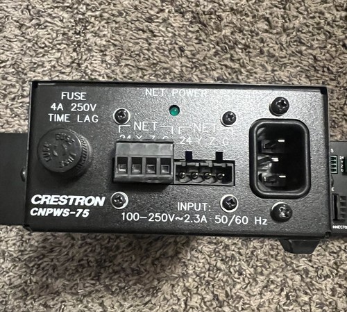 Crestron CNPWS-75 & C2N-HBLOCK, 75W Power Supply plus Distribution Block -Used - Picture 6 of 9