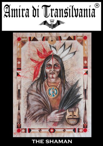 contemporary art men portrait shaman ethnic colonial tribal regional painting by - Picture 5 of 24
