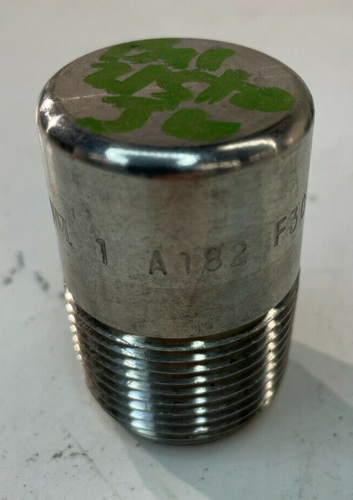 PLUG | Solid Round Head | 1" Pipe Size | Stainless Steel F304/304L | (LOT of 3) - Picture 4 of 7