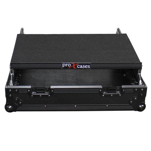 ProX XS-19MIXLTBL 10U Top Mount 19" Slanted Mixer Case, Black on Black idjnow - Picture 7 of 10