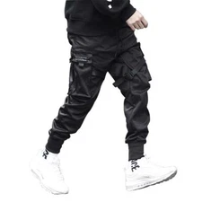 Niepce Techwear Pants Men Streetwear Black Urban Harem Joggers
