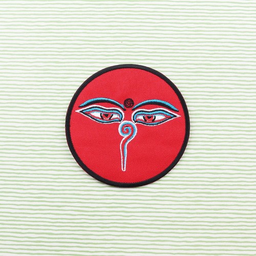 Aufnäher Buddhas Augen 04 Augen der Weisheit Patch Bügelbild Abzeichen - Picture 8 of 10