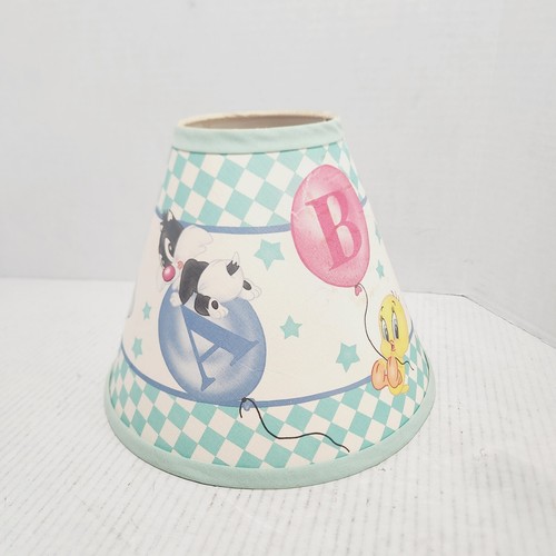 Baby Looney Tunes Bugs Bunny Vintage Nursery Lamp Prop 1997 TESTED W/ Shade READ - Picture 14 of 20