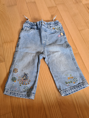 Kinderkleidung Größe 74 Mädchen 44 Teile Paket Winter, Hosen, Tshirt, Kleid... - Bild 4 von 15