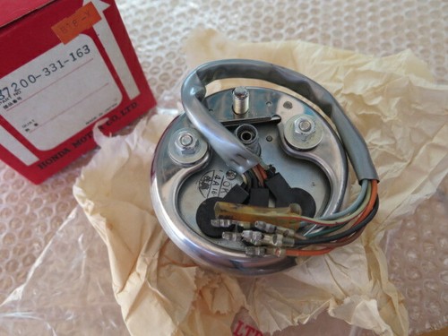 HONDA SL125 CB125S CL125S XL125 SPEEDOMETER KM/H 37200-331-163 GENUINE NOS JP - Picture 5 of 9