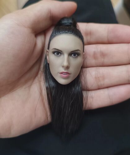 1/6 Gal Gadot Female Head Sculpt Black Braid Hair For 12" PHICEN Figure Body - Picture 3 of 5