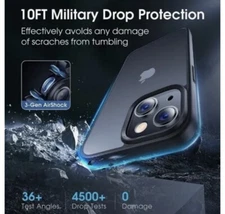 CASEKOO LC ZJ Series Designed for iPhone 13  6.1 Case Black NEW  C319