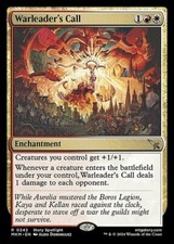 MTG - WARLEADER'S CALL - MURDERS AT KARLOV MANOR - MAGIC -EN - FOIL