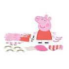 Peppa Pig Confetti Party Supplies Craft Kit for 4 Persons at home Activity Game
